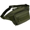 Huntvp Marsupio Uomo Sportivo Borsetta a Tracolla Militare Borsa per Campeggio Escursionismo Ciclismo Trekking Porta Smartphone Chiave Denaro, Marrone-M