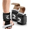 DMoose Fitness Ganci per allenarsi per uomo e donna (coppia) - Impugnature per sollevamento pesi per Powerlifting, Rows e Deadlift - Cinghie per sollevamento pesi da palestra