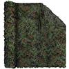 LOOGU Camouflage Reti Militare Durevole Camo Net con Griglia per la Decorazione Parasole Caccia Ciechi Tiro Nascondi Campeggio Neve 3x5M