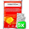 TerraTherm Scaldamani, scaldamani tascabili per 12 Ore di Mani Calde, Scaldini per Mani attivati a Contatto con l'Aria, 100% Calore Naturale, Scaldini per Le Tasche, 5 Paia
