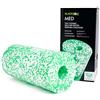 BLACKROLL® MED, Foam roller per automassaggio miofasciale, Rullo massaggio muscolare di densità soft e lunghezza di 30 cm, bianco/verde