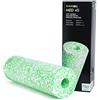 BLACKROLL® MED 45, Foam roller per automassaggio miofasciale, Rullo massaggio muscolare di densità soft e lunghezza di 45 cm, bianco/verde
