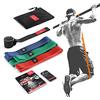 BeMaxx Banda Elastica di Resistenza + Programma di Allenamento - Fasce Elastiche Aiuto per Pull-Up | per Allenamento, Allungamento, Ginnastica | Palestra, Yoga, Pilates | Versatili, Duraturi, Resistenti
