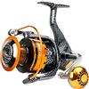 Sougayilang - mulinello da pesca 12+1 BB, mulinello leggero e comodo, in potente fibra di carbonio, per pesca in acqua dolce e salata, TT3000