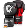 FIGHTR® Guantoni da Boxe - Massima Protezione e Stabilità | Guanti per Boxe, MMA, Muay Thai e Kickboxing | Taglie 8-16 oz, Include Borsa per il Trasporto
