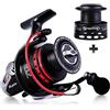 Sougayilang Mulinelli da pesca potenti mulinelli da spinning 13+1BB Mulinello ultra liscio per acqua salata o acqua dolce mulinello 1000