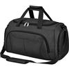NUBILY Borsone Palestra Uomo Borsa Sportiva con Scomparto Scarpe Grande Impermeabile Borsa da Viaggio Borsoni per Donna 40L Nero
