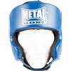 METAL BOXE - Casco da boxe, da adulto, nero
