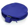 BODYMATE Cuscino Yoga Circonferenza 13 cm Diametro 31 cm con Imbottitura di Grano Saraceno e Spelta - Rivestimento Lavabile in Lavatrice 100% Cotone extra Spesso - Cuscino da Meditazione - Zafu