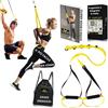 TRYNO TRX ITALIANO, Trx Fitness Da Casa, Suspension Training per Tutto il Corpo, Allenamneto in sospensione, Trx Elastico Fitness, Cinghie Sospensione +Zaino