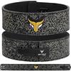 Mytra Fusion cintura palestra con fibbia cintura powerlifting per Palestra, Fitness, Allenamento, donna & cintura palestra uomo (Black, L)