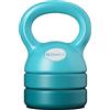 ZhaoCo Kettlebell da Donna, Kettlebell Regolabile Pesi 5 lbs(2,4kg), 8lbs(3,8kg), 9lbs(4,2kg), 12lbs(5,6kg), Attrezzo Sportivo per Sollevamento Pesi, Fitness, Allenamento Muscolare (Verde)