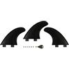iBOARD Tavola da surf FCS pinne per longboard e shortboard, 3 pinne con 1 chiave a pinna e 5 viti, ricambio per tavola da surf