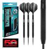 RED DRAGON Razor Edge Black 22g Freccette Tungsteno con Punta Acciacio, Voli e Freccette Aste