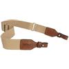 Tourbon 2 cm, cotone e pelle marrone-Cinghia a tracolla per fucile