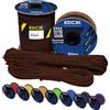 EdcX 3 mm Nylon Paracord 425 (15, 30, 50 And 100m) - 3 mm Type II, 100% Nylon Rope, 3 Strand Rope, 3 mm Nylon Rope in Many Colors (Light Red, 100 m)