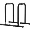 RELIFE REBUILD YOUR LIFE Dip Station Regolabile Parallele Calisthenics Parallel Bars Parallettes Push up Dip Stand Fitness parallettes Heavy Duty Libera Installazione (Black-1)