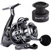 Sougayilang Mulinello da pesca 13+1BB leggero ultra liscio in alluminio con bobina di ricambio gratuita-XY2000