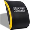 POWER GUIDANCE addominale tappetini per il fitness - addominali e core Trainer Mat per gamma completa di movimento Ab allenamenti (Nero, #1)