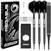 RED DRAGON Pegasus Freccette Soft Tungsteno 18g con Alette Freccetta Nero, Gambi Freccette Nero