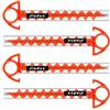 Jiodux 4 Pezzi da 12 Pollici Chiodi a Spirale per Pioli/Perni in Plastica Picchetti per Tenda da Campeggio Picchetti Lunghi in Prastica Leggera per Giardino, Spiaggia, Campeggio, picchetti per Cani