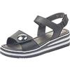 Rieker Frühjahr/Sommer V02S8, Sandali a Punta Chiusa Donna, Nero (Black 00), 40 EU