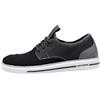 Skechers Pertola, Scarpe da ginnastica Uomo, Sintetico Lavorato A Maglia Nera, 45 EU