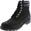 Timberland 6 Inch Basic WL WR Stivali alla moda Uomo, Nero (Black Nubuck),41.5 EU