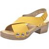 Rieker Frühjahr/Sommer V6888, Sandali a Punta Chiusa Donna, Giallo (Yellow 68), 36 EU