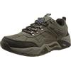 Skechers Arco Fit Recon Harbin, Scarpe da ginnastica Uomo, Pelle Grigia W Mesh, 42 EU