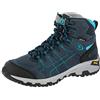 Brütting Mount Shasta High, Scarpe da Arrampicata Alta Donna, Blu (Marino/Turchese), 36 EU