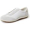 Geox D Vega A, Sneakers Donna, Bianco (Off White/White), 35 EU