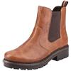 Rieker Z34k1, Stivali Chelsea Donna, Marrone, 37 EU