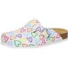 Lico Bioline Clog Print, Zoccoli, Donna, Nero, 38 EU