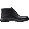 Clarks Un Brawley Up, Stivali a metà Polpaccio Uomo, Black Leather, 42.5 EU