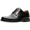 Clarks Un Aldric Lace Mens Black Leather, 10.5