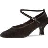 Diamant - Donne Scarpe da Ballo 075-068-001 - Scamosciata Nero - 5 cm Latino [UK 7]