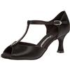 Diamant - Diamant Damen Latein Tanzschuhe 025-087-091, Scarpe Da Ballo - Standard & Latino da donna, Nero (Nero (nero)), 33 1/3
