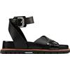 Clarks Orianna Cross, Sandali Donna, Black Combi Leather, 35.5 EU