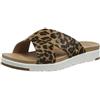 UGG Australia Leopardo Kari, Sandali a Ciabatta Donna, Marrone Chiaro, 36 EU