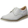 Ganter Fritzi-f, Scarpe Stringate Derby Donna, Bianco (Offwhite 0400), 37.5 EU Stretta