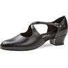 Diamant Donne Scarpe da Ballo 052-102-034 - Pelle Nappa Nero - 3,7 cm Cuban - Misura: UK 7