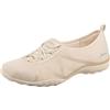 Skechers Breathe-easy - A-look, Sneaker Donna, Beige Natural Nat, 40 EU