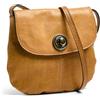 PIECES Pctotally Royal Leather Party Bag Noos - Borse a tracolla Donna, Marrone (Cognac), 5x15x18 cm (B x H T)