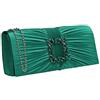 SwankySwans Chloe, Pochette Donna, Verde, Medium