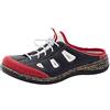 Rieker 46365, Mocassino Donna, Blu Kombi, 36 EU