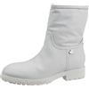 Love Moschino precollezione Primavera Estate 2022, Stivali alla Moda Donna, Bianco, 38 EU