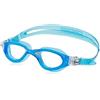 Cressi Flash, Occhialini Nuoto a Oculari Separati Infrangibili Antiappannamento, AntiGraffio, Anti UV Unisex - Adulto, Azzurro/Bianco/Lenti Chiare, D (140 mm)