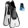 Cressi Light Fins, Pinne Corte Leggere e Potenti per Nuoto/Snorkeling Adulti e Bambini Unisex, Bianco/Nero, 35/36 EU