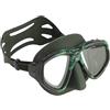 SEAC One, Maschera Sub per Immersioni Subacquee e Snorkeling con Custodia, Predisposizione Graduata per Miopia Unisex Adulto, Camo Verde